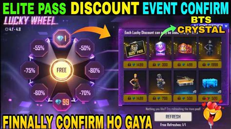 Lucky Wheel Event Free Fire Lucky Wheel Event Kab Aaega Elite Pass