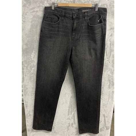 Outerknown Jeans Outerknown Jeans Mens 34x34 Black Faded Sea Local Straight Fit Organic