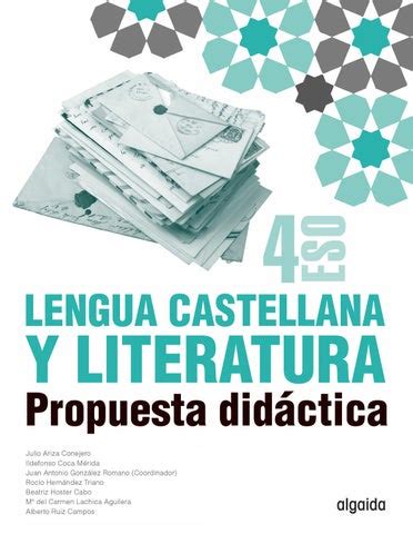 Propuesta Did Ctica Lengua Castellana Y Literatura Eso By Grupo