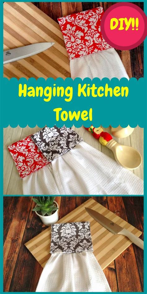 Easy Hanging Kitchen Towel Pattern Spring Sewing Projects Kitchen