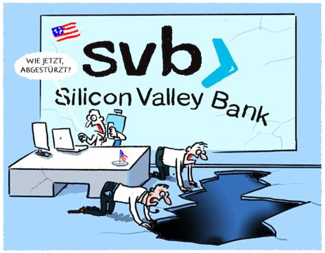 Silicon Valley Banking Von Markus Grolik Wirtschaft Cartoon Toonpool