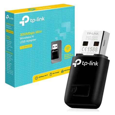 Adaptador USB Wifi TP Link TL WN823N 300 Mbps Crystal Informática