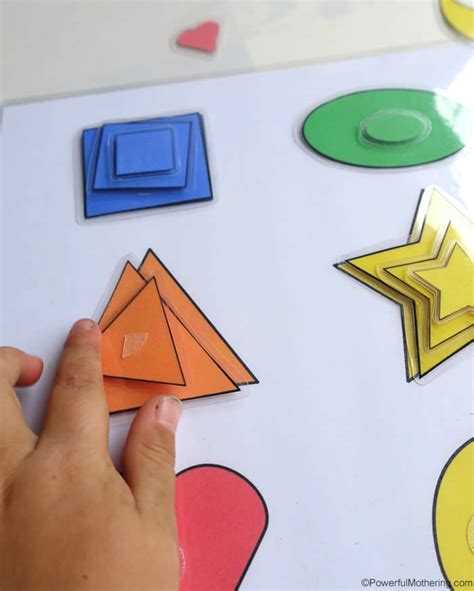 Printable Shape Matching and Size Sorting Activity