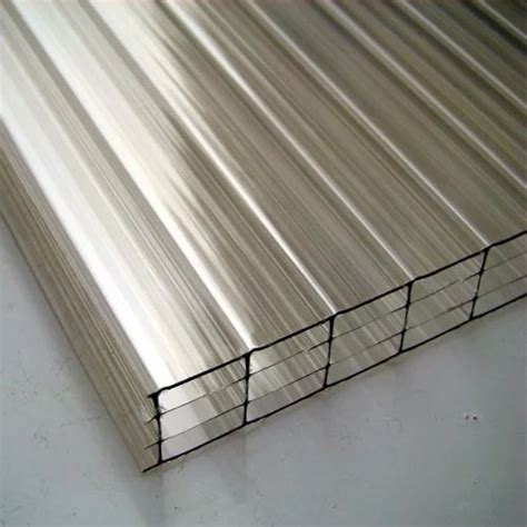 Fiberglass Transparent Triple Wall Polycarbonate Sheets Mm Mm At