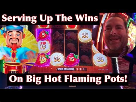 Cooking Up Wins On Big Hot Flaming Pots Slot Machine Bonus Time