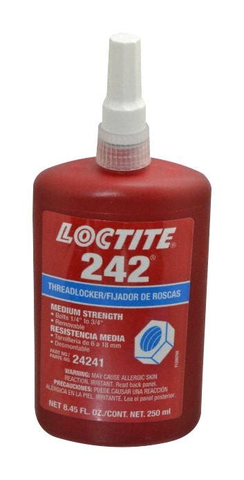 242 50ML Loctite Adhesive Dimethacrylate Ester Medium Strength