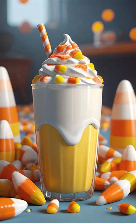 Candy Corn Milkshake By Nezukorempadeviart07 On Deviantart