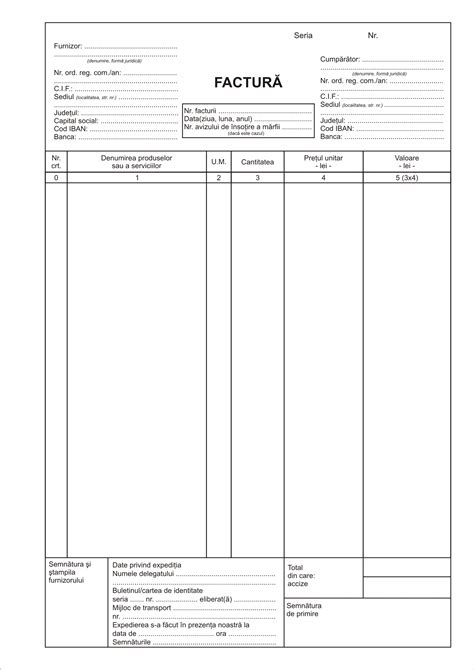 Factura A6 In 3 Exemplare Carnet Tipizat Autocopiativ Tipografia Hot