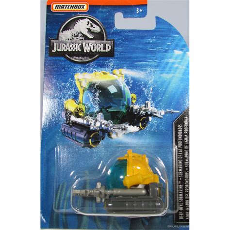 2018 Matchbox Jurassic World 10 Deep Dive Submarine Diecast And Toy Vehicles Diecast Cars Trucks