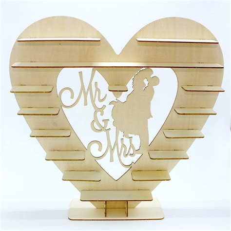 Asvp Shop ‘mr And Mrs Ferrero Rocher Heart Display Stand Centrepiece