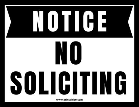 21+ No Soliciting Sign | Print FREE Printables