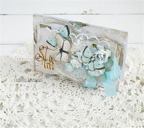 Kartka Urodzinowa Z Motylami Modne Scrapbooking Art Madam Pl