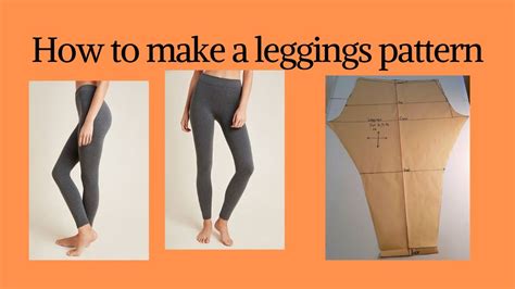 How To Draft A Leggings Pattern Leggings Pattern Making Sewing Youtube