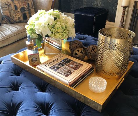 Gold Coffee Table Decor Ideas