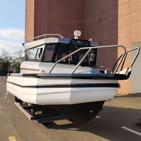 M Ft Aluminum Full Cabin Fishing Boat Shandong Seaking Ocean