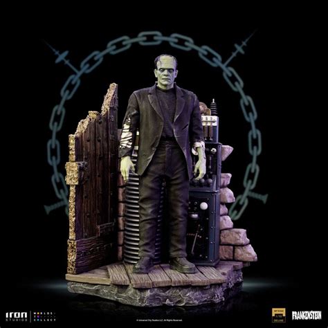 ToysTNT Universal Monsters Estatua 1 10 Deluxe Art Scale Frankenstein