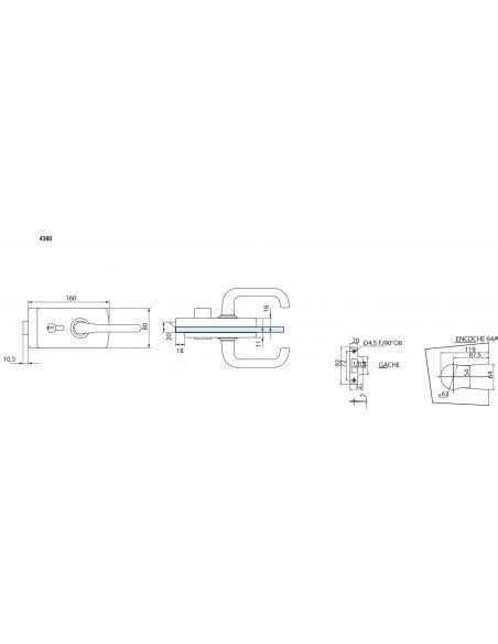 Stremler Assa Abloy Serrure De Milieu Lagune 4360 4380 À Déport