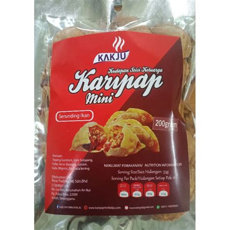 Karipap Mini Serunding Ikan Pack Shopee Malaysia