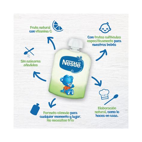 NESTLÉ Bolsita de fruta plátano y manzana a partir de 4 meses 90 g