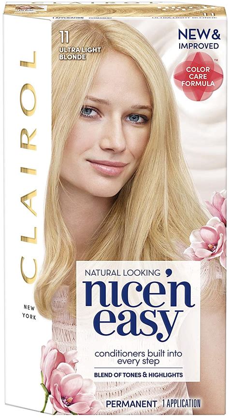 Clairol Nice N Easy Hair Color 11 Ultra Light Blonde 1 Each Walmart