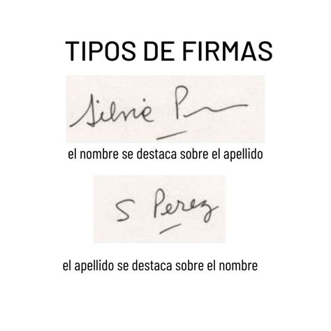 Tipos de firmas y su significado Grafología y Personalidad