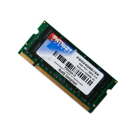 Patriot 2GB DDR2PC2-5300 667MHz LAPTOP Memory Ram