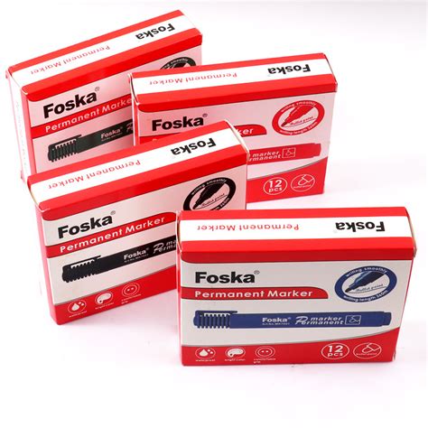 Foska Good Quality Office And School Permernent Marker Permanent