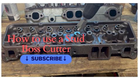 How To Use A Stud Boss Cutter YouTube