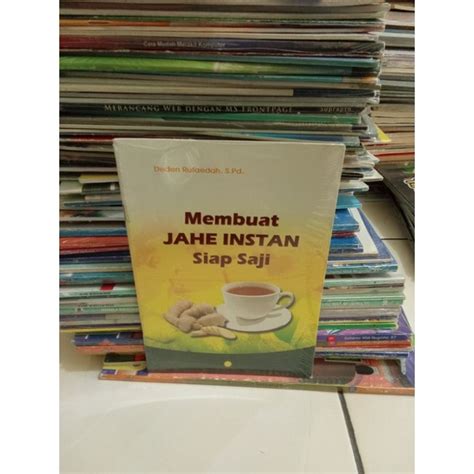 Jual Buku Membuat Jahe Instan Siap Saji Shopee Indonesia