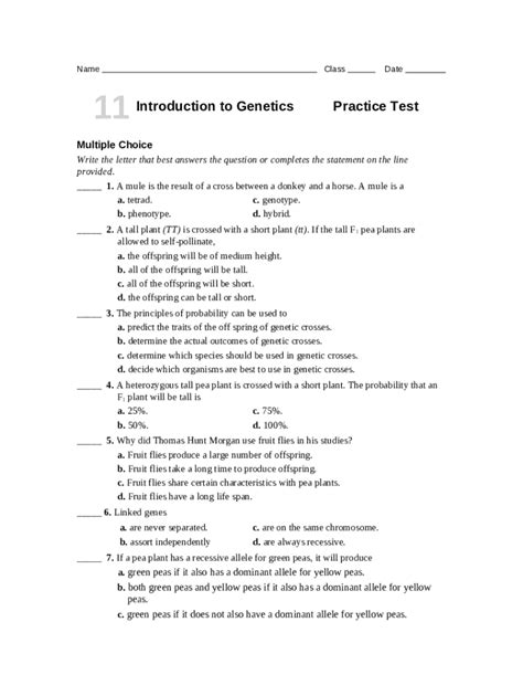 Prentice Hall Biology Chapter 12 Assessment Answers Doc Template