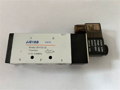 1 2 BSP 2 Position 5 Port Airtac Air Solenoid Valves 4V410 15