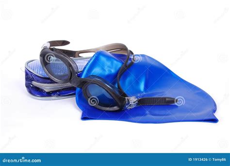 Swimming equipment stock photo. Image of safety, goggles - 1913426