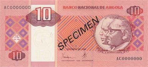 Realbanknotes Angola P S Kwanzas From