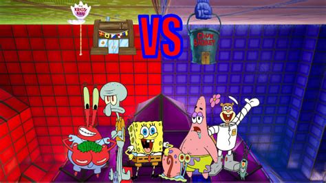 🦀krusty Krab🦀vs🚽chum Bucket🚽🌟pvp🌟 7120 7071 6845 By Charoonie