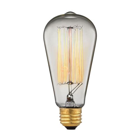 Titan Lighting 60-Watt Incandescent A19 Ogden Vintage Filament Light Bulb - Vintage Style Light ...