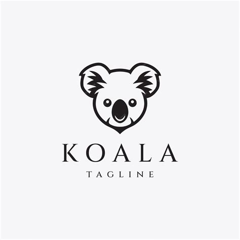 Premium Vector Koala Logo Design Vector Illustration