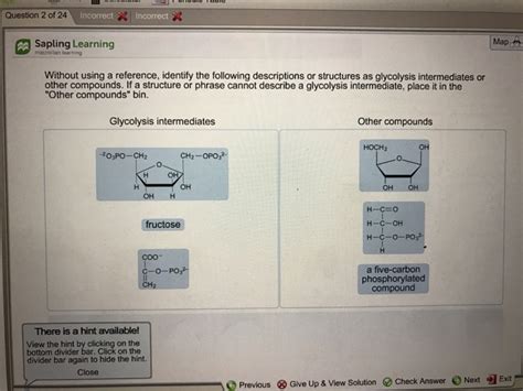 Solved Incorrect 2 Incorrect Question 2 Of 24 Map Sapling Chegg