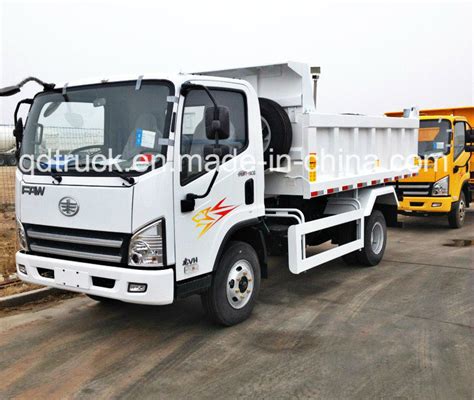 China Tons Small Dump Truck Light Dump Truck Faw Dumper China