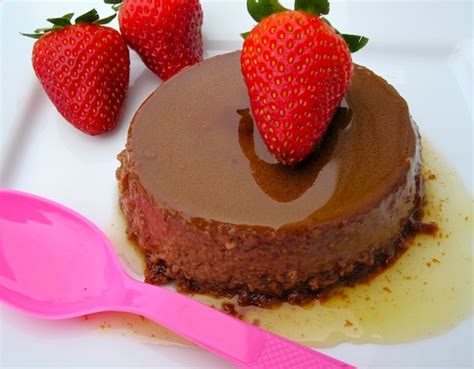 Flan De Chocolate De Chocolate