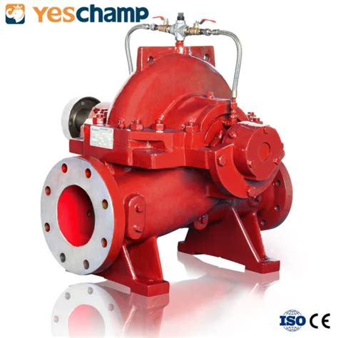 Double Suction Split Case Centrifugal Pump With Diesel Engine For Fire