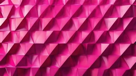 Premium AI Image Abstract Faceted Geometric Pink Background