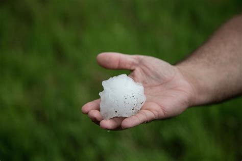 Baseball Sized Hailstone Photograph By Roger Hillscience Photo Library