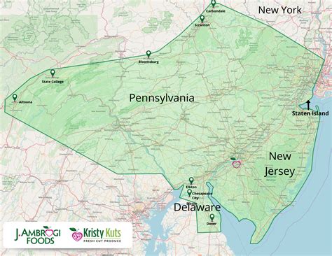 Coverage Map - Kristy Kuts