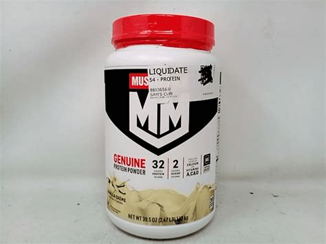 Muscle Milk Genuine Protein Powder 39 5oz Natural Vanilla 32g Protein Dutch Goat