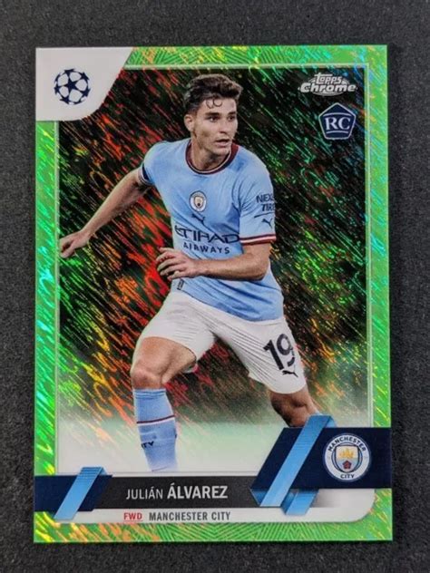 Topps Chrome Uefa Julian Alvarez Recrue Rc N On