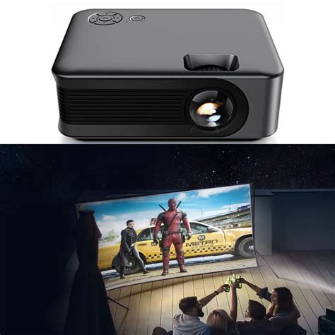 Aun A Mini Projetor De V Deo Led Home Theater Beamer Port Til Smart