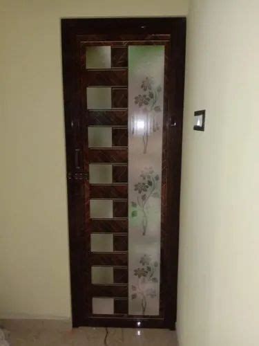 Hinged Polished Pvc Printed Glass Doors For Interior Thickness Mm