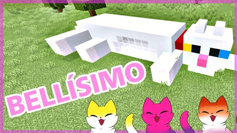 COMO Hacer Una CASA Con Forma De GATO En MINECRAFT YouTube