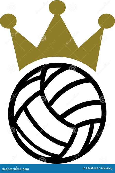 Volleyball Crown Stock Vector Illustration Of Sport 85498166