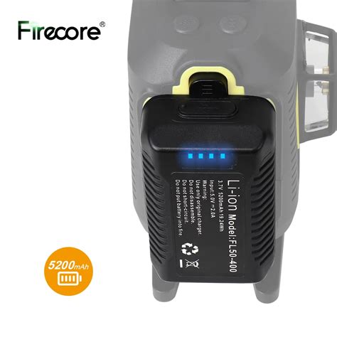 Firecore Green Red Laser Level 3 7v 5200mah 19 24wh Chargable Lithium